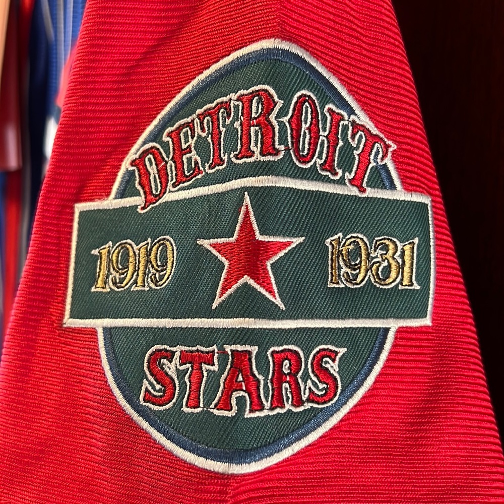 Headgear Rare Negro League Baseball Classics Nostalgic Jersey #24 Detroit Stars! - Picture 9 of 13